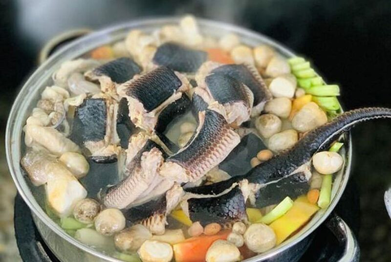 Món ăn hấp dẫn từ thịt rắn 
